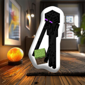 Подушка декоративная фигурная Эндермен Minecraft