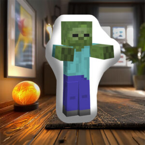 Подушка декоративная фигурная Зомби Minecraft