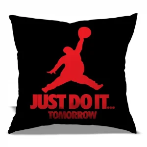 Подушка декоративная Just Do It Tomorrow мем